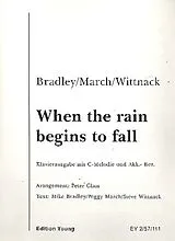 Mike Bradley Notenblätter When the Rain begins to fall