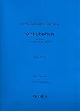 Bernd Alois Zimmermann Notenblätter Antiphonen