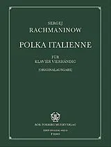 Sergei Rachmaninoff Notenblätter Polka italienne