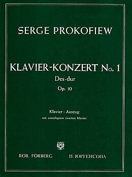 Serge Prokofieff Notenblätter Konzert Des-Dur Nr.1 op.10 für