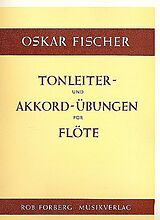 Oskar Fischer Notenblätter Tonleiter- und Akkordübungen