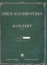 Serge Koussevitzky Notenblätter Konzert fis-Moll op.3 für Kontrabass