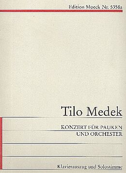 Tilo Medek Notenblätter Konzert für Pauken und Orchester