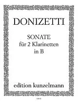 Giuseppe Donizetti Notenblätter Sonate