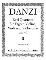 Franz Danzi Notenblätter Quartett d-Moll op.40,2