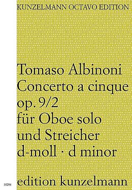 Tomaso Albinoni Notenblätter Concerto à cinque d-Moll op.9,2