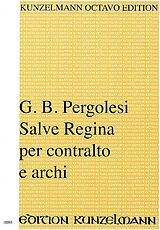 Giovanni Battista Pergolesi Notenblätter Salve Regina