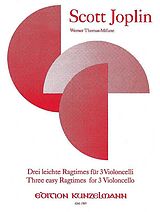 Scott Joplin Notenblätter 3 leichte Ragtimes