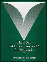 Hans Sitt Notenblätter 24 Etüden aus op.32 Band 1