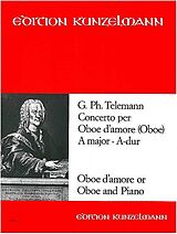 Georg Philipp Telemann Notenblätter Konzert A-Dur