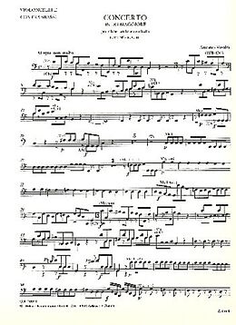 Antonio Vivaldi Notenblätter Konzert C-Dur RV447