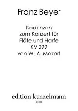 Wolfgang Amadeus Mozart Notenblätter Kadenzen zum Konzert