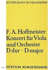 Franz Anton Hoffmeister Notenblätter Konzert D-Dur