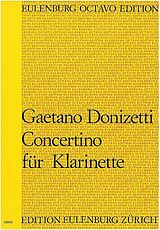 Gaetano Donizetti Notenblätter Concertino