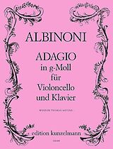 Tomaso Albinoni Notenblätter Adagio g-Moll