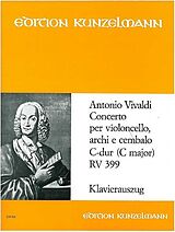 Antonio Vivaldi Notenblätter Konzert C-Dur RV399