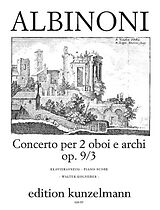 Tomaso Albinoni Notenblätter Concerto op.9,3