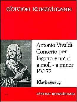 Antonio Vivaldi Notenblätter Konzert a-Moll