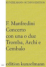Francesco Onofrio Manfredini Notenblätter Konzert