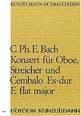 Carl Philipp Emanuel Bach Notenblätter Konzert Es-Dur
