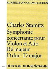 Karl Philipp Stamitz Notenblätter Sinfonia concertante D-Dur