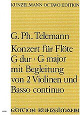 Georg Philipp Telemann Notenblätter Konzert G-Dur TWV 51-G1