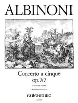 Tomaso Albinoni Notenblätter Concerto a cinque A-Dur op.7,7