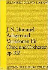 Johann Nepomuk Hummel Notenblätter Adagio und Variationen op.102