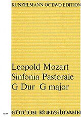 Leopold Mozart Notenblätter Sinfonia pastorale G-Dur
