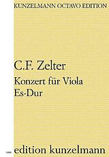 Karl Friedrich Zelter Notenblätter Konzert Es-Dur