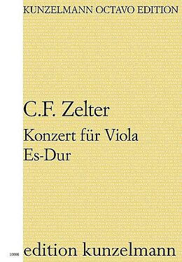 Karl Friedrich Zelter Notenblätter Konzert Es-Dur