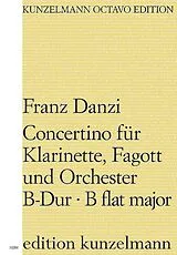 Franz Danzi Notenblätter Concertino B-Dur op.47