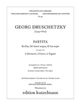 Georg Druschetzky Notenblätter Partita Es-Dur