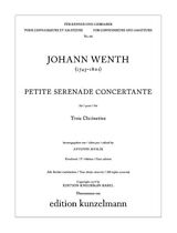 Johann Wenth Notenblätter Petite sérénade concertante
