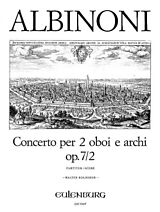 Tomaso Albinoni Notenblätter Konzert C-Dur op.7,2