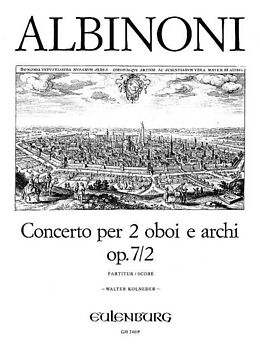 Tomaso Albinoni Notenblätter Konzert C-Dur op.7,2