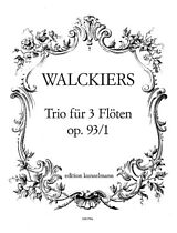 Eugène Walckiers Notenblätter 3 Trios op.93