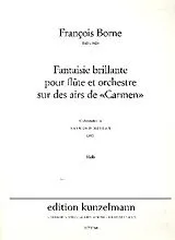Francois Borne Notenblätter Fantaisie brillante sur des airs de Carmen