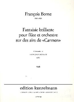 Francois Borne Notenblätter Fantaisie brillante sur des airs de Carmen