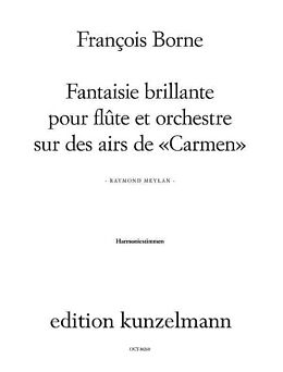 Francois Borne Notenblätter Fantaisie brillante sur des airs de Carmen