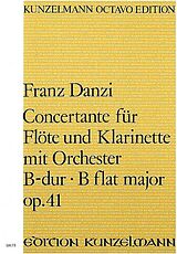 Franz Danzi Notenblätter Concertante B-Dur op.41