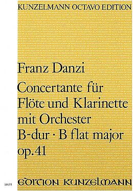 Franz Danzi Notenblätter Concertante B-Dur op.41