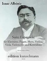 Isaac Manuel Albéniz Notenblätter Suite espagnole