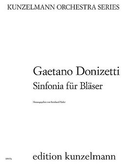 Gaetano Donizetti Notenblätter Sinfonia