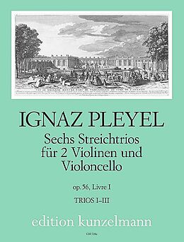 Ignaz Joseph Pleyel Notenblätter 6 Streichtrios op.56 Band 1