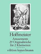 Franz Anton Hoffmeister Notenblätter Amusements - 29 Originalstücke