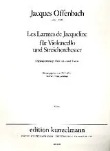 Jacques Offenbach Notenblätter Les larmes de Jacqueline