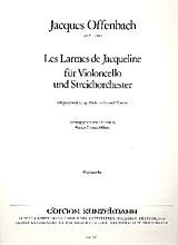 Jacques Offenbach Notenblätter Les larmes de Jacqueline