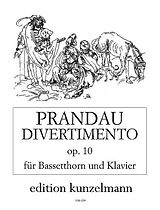 Heinrich Klein Notenblätter Divertimento op.10
