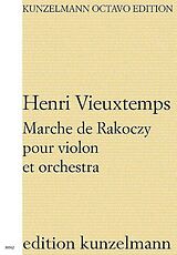 Henri Vieuxtemps Notenblätter Marche de Rakoczy a-Moll